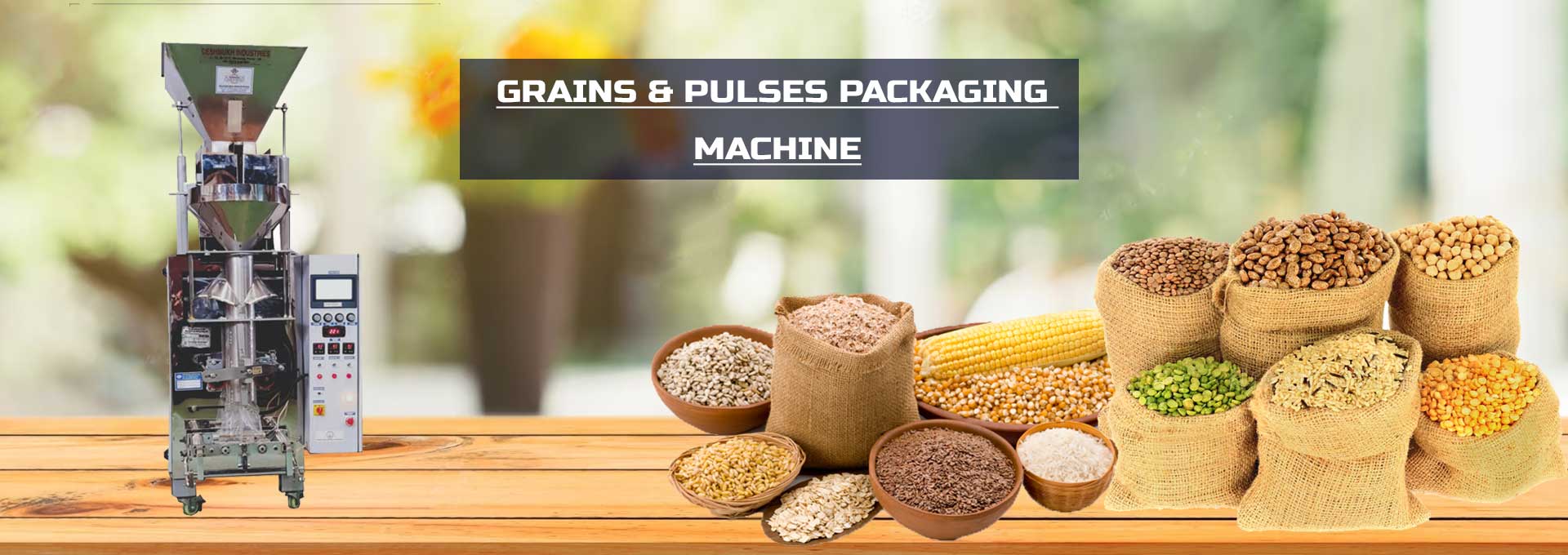 Single Head Grains & Pulses Packaging Machine Manufacturers